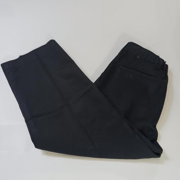Dickies RN#20697 Boys Black Pleated Front Uniform Pants Size 8H/25W (25×20) - Picture 1 of 16